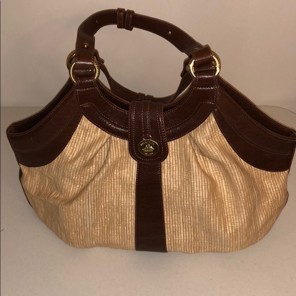 Brahmin Brown/Tan Handbag